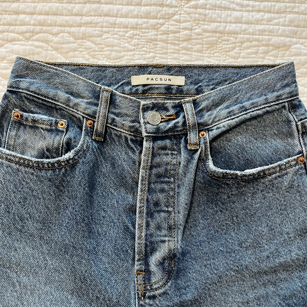 PacSun medium indigo Dad Jeans size 24